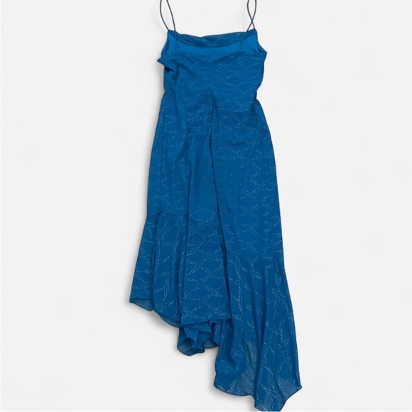 City Triangles Vintage 90s Y2K Glitter Asymmetrical Midi Dress - Picture 5 of 5